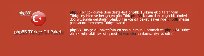 phpBB Türkçe Dil Paketi